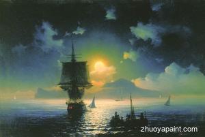 A Lunar night on Capri