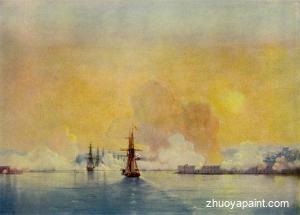 Entrance in the bay of Sevastopol