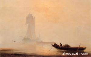 Fishing Boats In A Harbor