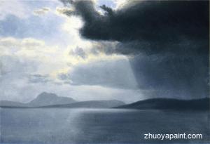 Approaching Thunderstorm on the Hudson River