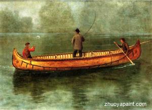 Fishing from a Canoe