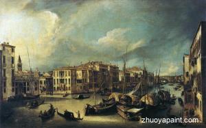 Grand Canal-Looking Northeast from near the Palazzo Corner 