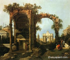 Landscape with Ruins (also known as picket Duty in Virginia)