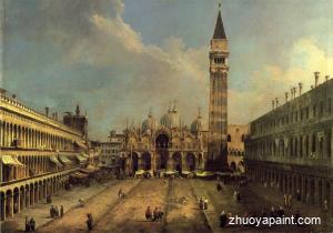 Piazza San Marco-Looking East along the Central Line