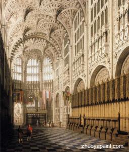 The Interior of Henry VII´s Chapel in Westminster Abbey