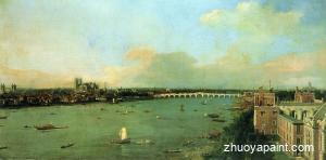 The Thames with St. Paul´s Cathedral