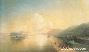 Volga near Zhigulevskie hill