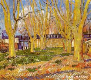 Avenue of Plane Trees near Arles Station
