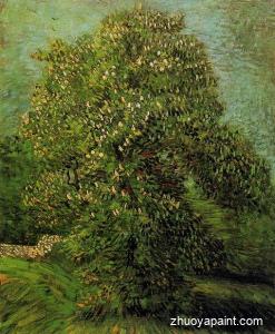 Chestnut Tree in Bloom