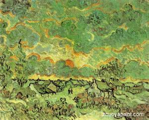 Cottages and Cypresses-Reminiscence of the North