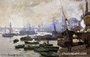 Boats in the Port of London