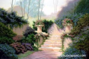 A Set of Steps of a Abandoned Garden