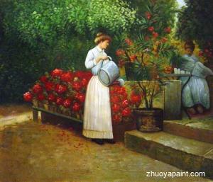 Just After Breakfast Childe Hassam