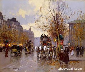 Omnibus on the Place de la Madeleine