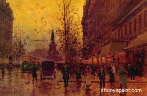 Le Place de la Republique, Paris