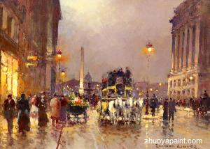 La Place De La Concorde, Le Soir