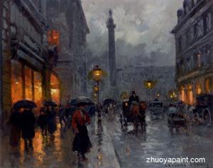 Place Vendome In The Rain