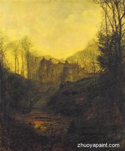 A Manor House in Autumn