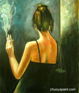 A Lady Smoking