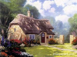 Thomas Kinkade Garden Painting