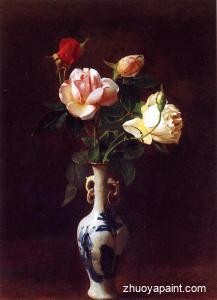 Roses in a Vase