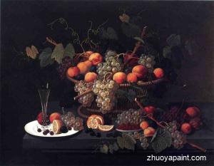 Still Life-Champagne and Fruit