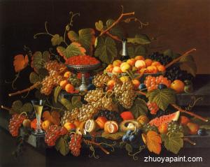 Still Life with Fruit and Champagne