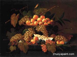 Still Life with Fruit and Nest