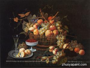 Still Life with Fruit and Vase