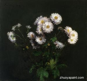 Bouquet of White Chrysanthemums