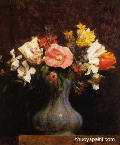 Flowers-Camelias and Tulips