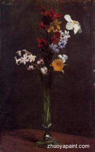 Narcisses, Hyacinths and Nasturtiums