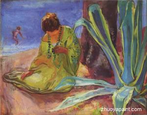 A woman at Saint Maxime