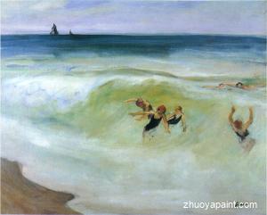 Bathers in the Sea
