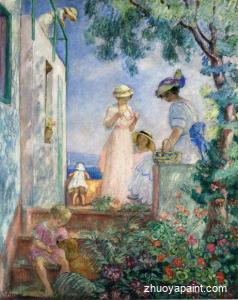 Girls on the Terrace, Sainte-Maxime