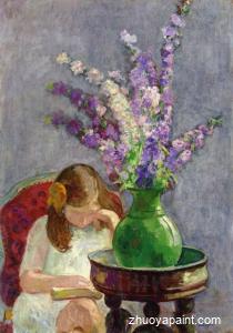 Girl with Flowers
