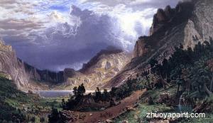 Storm in the Rocky Mountains, Mt. Rosalie