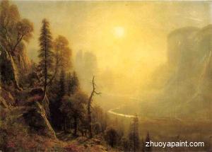 Study for Yosemite Valley, Glacier Point Trail