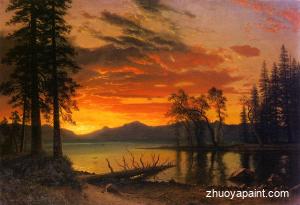 Sunset over the River