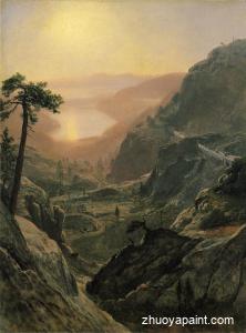 View of Donner Lake, California