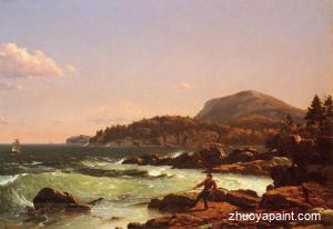 View of Newport Mountain, Mount Desert