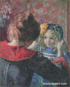 Madame Lebasque and her daughter Marthe