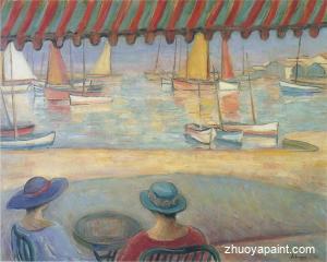 The Cafe on the terrace at St Ile de Yeu