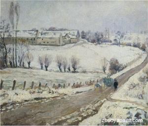 The Farm at Lagny in Winter