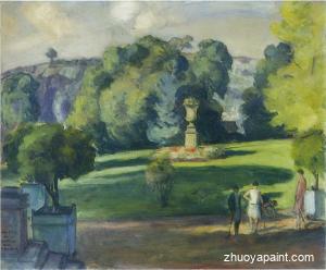 Women in the Gardens at St Cloud