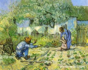 First Steps (after Millet)