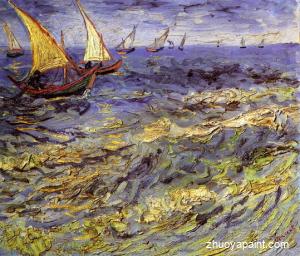 Fishing Boats at Sea