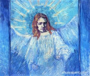 Half-Figure of an Angel (after Rembrandt)