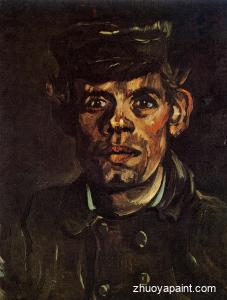 Head of a Young Peasant in a Peaked Cap