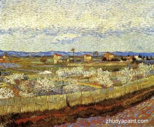 La Crau with Peach Trees in Bloom
